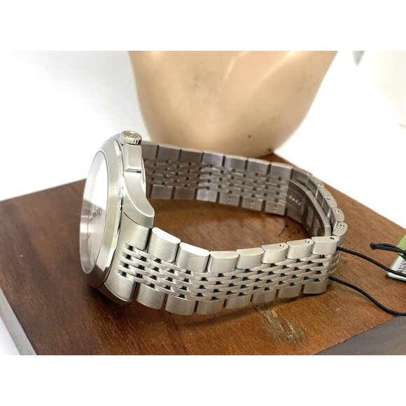 Gucci Men's Watch YA126209 G-Timeless Swiss Automatic Silver Steel 44mm - Picture 9 of 14